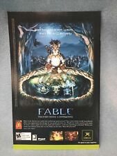 2004 Fable Original Xbox Print Ad/Poster Official RPG Video Game Promo Art Rare picture