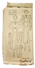 1930s Vintage Excella Sewing Pattern 5065 Misses Dress and Jacket Size 16 34 B picture