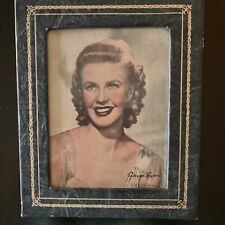 Vintage Ginger Rogers Publicity Photo Rare  1950s Hollywood Lucite Art Deco Movi picture