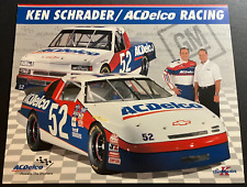 1996 Ken Schrader Racing #52 ACDelco Chevy - NASCAR Hero Card Handout picture