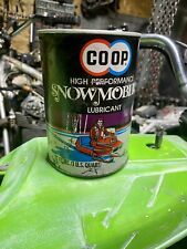 Vintage Coop Snowmobile Oil Can 1960’s Empty Great Condition Last One picture