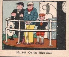 1937 R41 Walter H. Johnson Dick Tracy Caramels #143 On the High Seas B124 picture