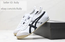 Onitsuka Tiger MEXICO 66 D508K Classic White/Black Silver Unisex Sneakers Shoes picture