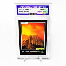 HALF DOME AMIDST FIERY SKY Card 2023 GleeBeeCo Holo Nature #HLSD-L /49 STUNNING picture