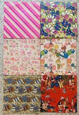 11 Sheets Vtg 1970's Wrapping Paper DC Comics, Retro Flowers, Birthday, Shower picture