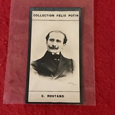 1902 Felix Potin EDMOND ROSTAND (poet) Tobacco Card No# VG-EX Condition picture