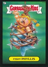 2013 GARBAGE PAIL KIDS MINI CARD BLACK PARALLEL CARD FISHY PHYLLIS #111a picture