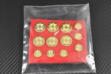 (12x) Vtg Unused British UK Coldstream Guards Military Coat & Cuff Buttons picture
