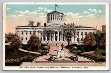 eStampsNet - Ohio State Capitol McKinley Memorial Columbus Ohio OH Postcard picture