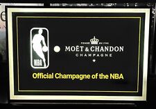 MOET & CHANDON CHAMPAGNE/ NBA LED LIGHT UP WALL HANGING BAR LIT SIGN DECOR NEW picture
