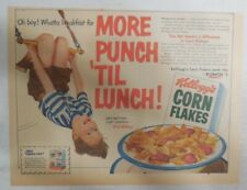 Kellogg's Cereal Ad: More Punch For Lunch  From 1951 Size: 7 x 10 inches picture