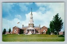 Waterville ME-Maine, Colby College, Miller Library, Academia, Vintage Postcard picture