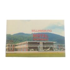 Postcard Williamsburg Motel Restaurant Kentucky KY Ad Signage Hotels VTG 1.4.9 picture