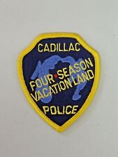 Vintage Cadillac Police Patch Michigan Four Season Vacation Land 4413 picture