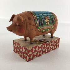 Jim Shore ‘Country Heritage’ Pig 2003 #117142 Statue Figure Figurine #2 picture