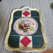 Royal Vienna Portrait Tray Ackermann Fritze Numbered 92  15