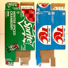 EMPTY | RC Cola & 2019 Sprite Winter Spiced Cranberry 12 Pack Boxes 12pk picture