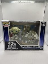 Funko Pop Dagobah Yoda with Hut #11 Star Wars 40th Anniversary NIB New in Box picture