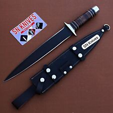 Arkansas Toothpick Dagger Handmade Dagger Hunting  knife &Leather Sheath picture