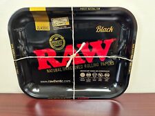 RAW Large Black Metal Rolling Tray ~14x11 Used Discount Sale-See Description picture