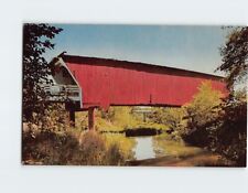 Postcard Covered Bridge Iowa USA picture