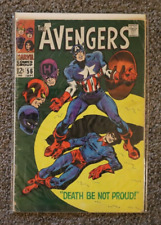 Avengers Comic Issue 56 VG- Grade 1968 Captain America picture