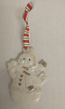 2007 Lenox Christmas Tree Snowboy Snowman Ornament (O1) picture