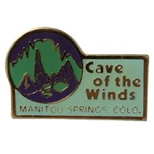 Vintage Cave of the Winds Manitou Springs Colorado Travel Souvenir Pin picture