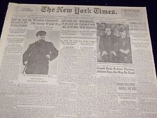 1949 FEBRUARY 5 NEW YORK TIMES RAG EDITION - MINDSZENTY ON TRIAL - NT 3201 picture