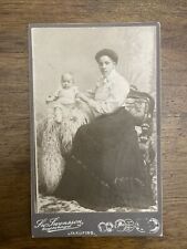Antique White Baby & African American Women 1800s Cabinet Card Photo picture