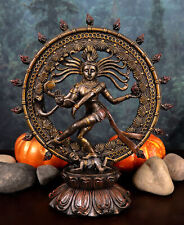Ebros Hindu Shiva Nataraja Lord Of The Dance Cosmic Dancer God Statuette 9
