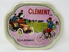 Vintage Clement Paris Cycles & Automobiles, Rare Metal Tray - Stunner picture