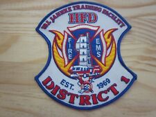 Houston Fire Department PATCH Texas TX Val Jahnke Training Facility EMS RARE old picture