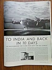 1944 Article Ad WW II To India & Back in 10 Days   General  Omar Nelson Bradley  picture
