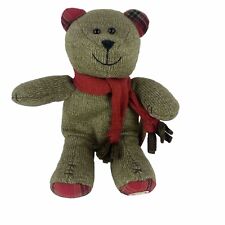 1281 NWT 2009 Starbucks BEARISTA Holiday Bear Red Scarf 88th Edition picture