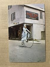 Postcard St Augustine Florida Oldest Store Museum High Wheel Bicycle Vintage PC picture