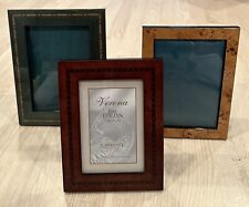 3 Vintage Bryn Parry, Addison Ross & Lawrence Wooden Frames 2- 4”x6” & 1- 5 x 7 picture