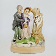 Vintage Old Couple By The Tree Through the Years Figurine 7