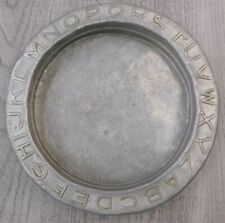 Vintage Alphabet Holdfast Junior Baby Plate Patented No. 1177728  Platter picture