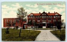 TIPTON, IN Indiana ~ ST. JOSEPH'S ACADEMY 1914 Lithochrome Postcard picture