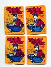 (4) Donruss KNIGHT RIDER wrappers 1982 picture
