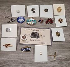Lot of 16 Vintage Lapel Pins School, Olympics, State Pins, Flag & More picture