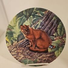 Edwin M Knowles “The Jaguarundi” Plate by Lee Cable Great Cats Of America’s 1990 picture