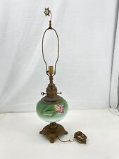 Vintage Kerosene Electricfied Table Lamp with Tulip picture