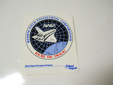 NASA Bendix Field Engineering Corporation We're on Track Allied Signal Sticker picture
