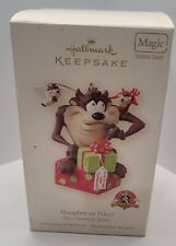 Hallmark Keepsake Magic 2008 Ornament Taz Looney Tunes Naughty New In Open Box picture