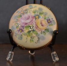 Gorgeous Vintage Limoges Porcelain Hand Painted Hinged Trinket Box picture