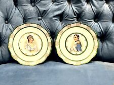 Vintage Napoleon And Marie Louise Decorative Plates Carlsbad Austria picture
