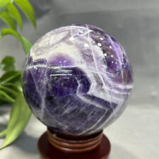 4.4LB Natural Dreamy Amethyst Sphere Quarzt Crystal Ball reiki healing picture