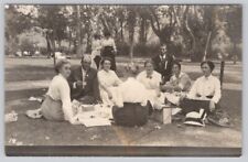 Postcard 1913 Penna Society Picnic SPCA Sycamore Grove Los Angeles CA Photo RPPC picture